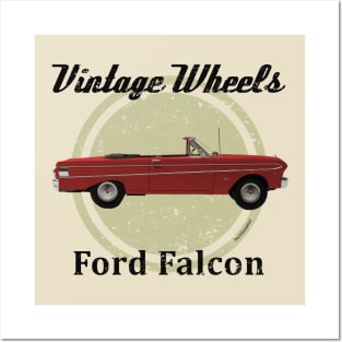 Vintage Wheels - Ford Falcon Posters and Art